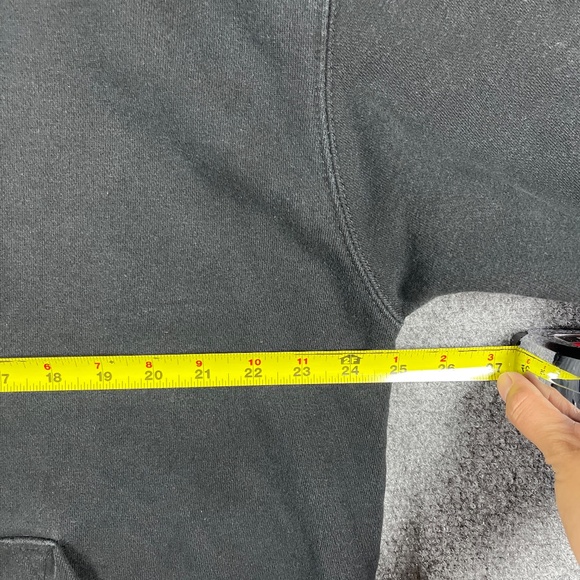 Pro Club Heavy Weight Zip Up Hoodie Black Mens Size XL #1314 - Picture 5 of 7